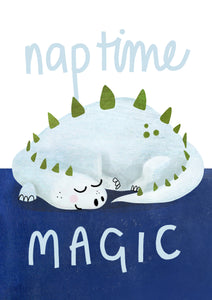 Naptime Magic Print | Dinosaur Print