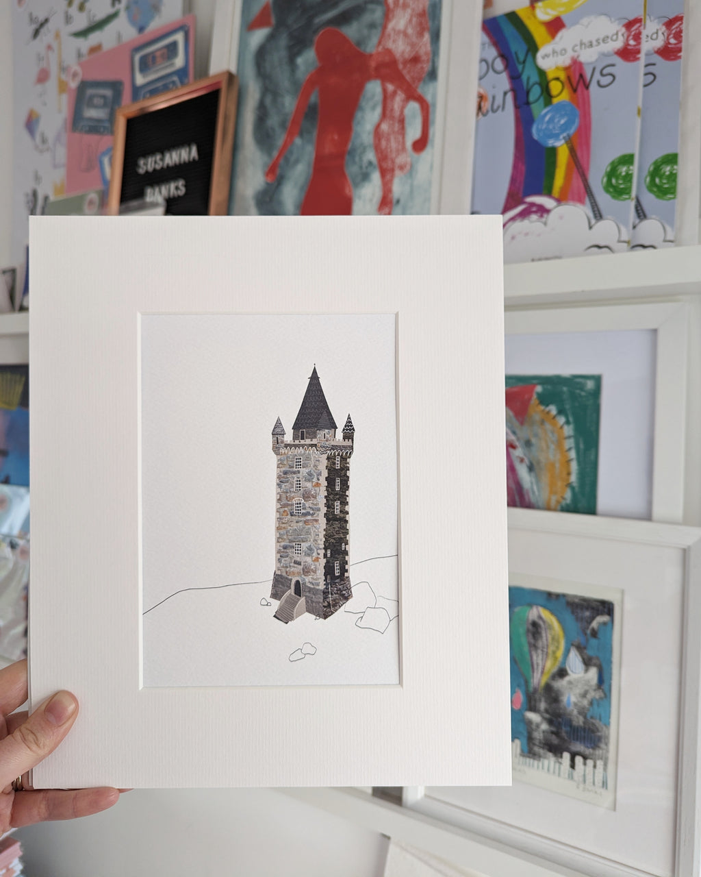 Scrabo Tower Mounted Print - Limited Edition of 20 - Local Northern Ireland