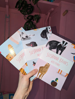 Woodland Animals Notebook | Susanna Banks Notebook | Blank Notebook | Stationery