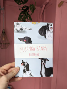 Updated Dogs Notebook | Susanna Banks Notebook | Blank Notebook | Stationery
