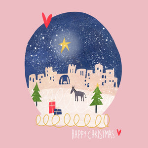 Snow Globe | Bethlehem Card  | Christian | Christmas | Christmas Card