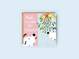 Mistletoe Card | Mistletoe Kisses | For her | For him | Girlfriend | Boyfriend | Wife| Husband | Christmas Card