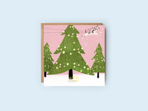 Christmas Trees | Reindeer | Christmas Dog  | Christian | Christmas | Christmas Card