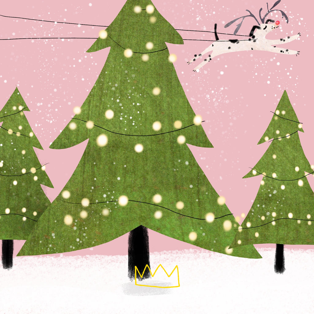 Christmas Trees | Reindeer | Christmas Dog  | Christian | Christmas | Christmas Card