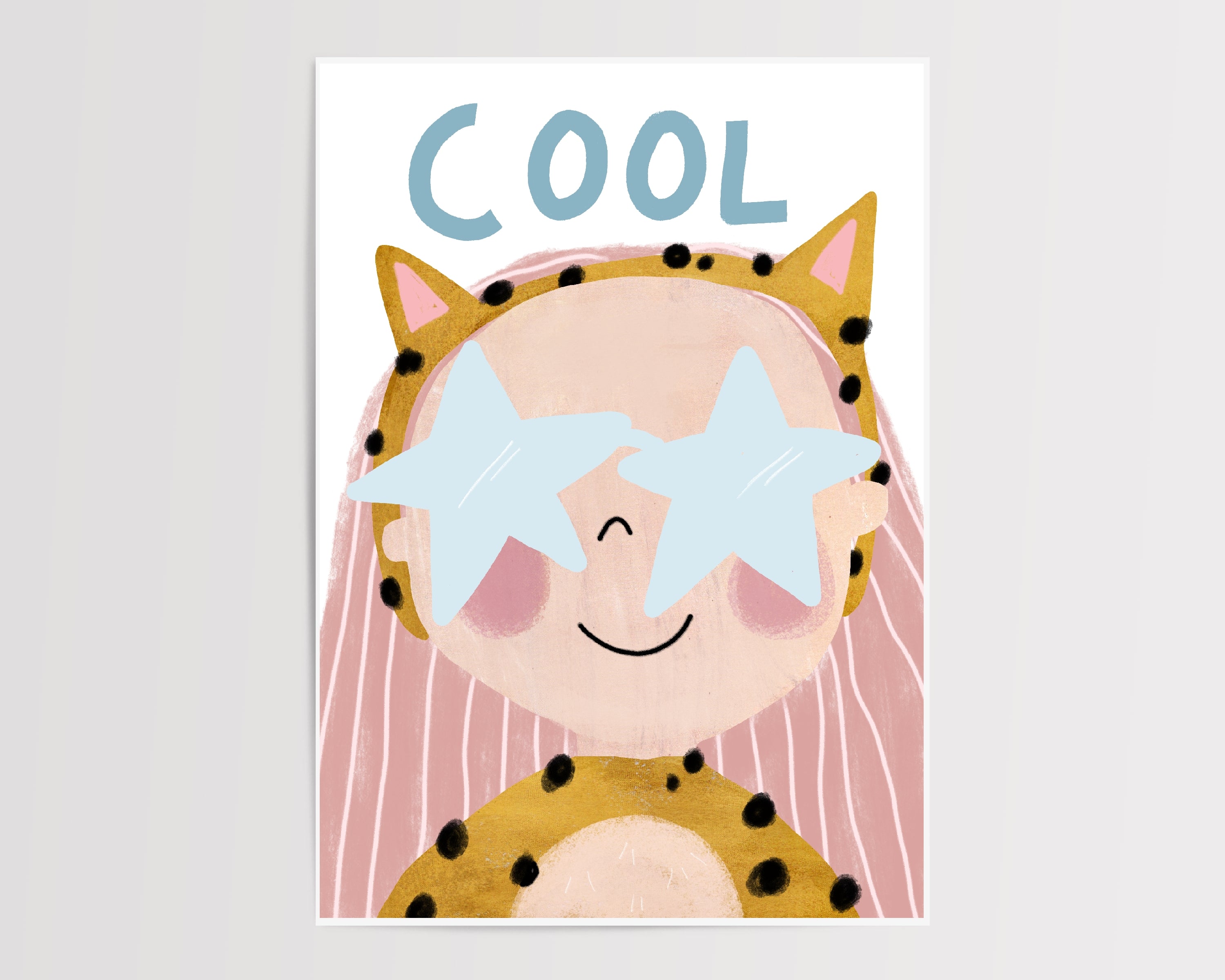 A3 Cool Cat Print