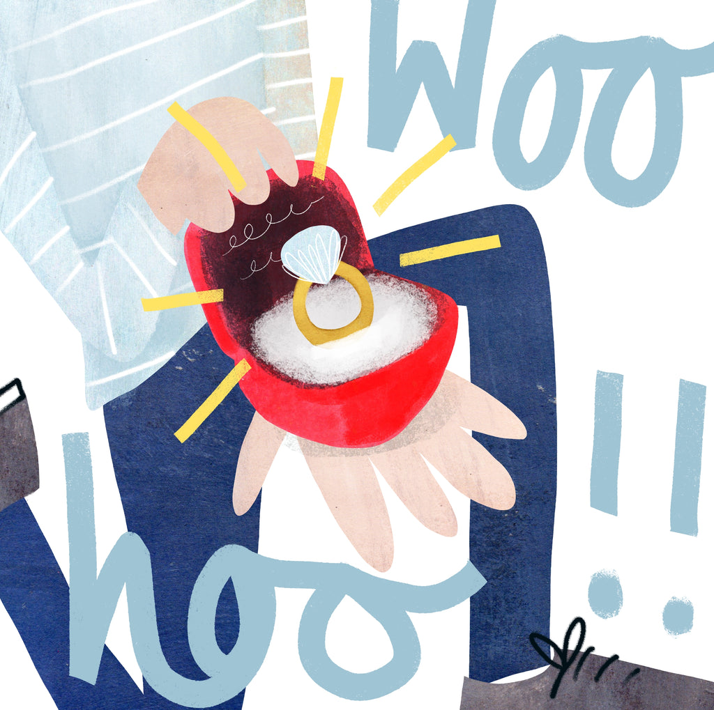 Down on One Knee | Proposal | Engagement Card