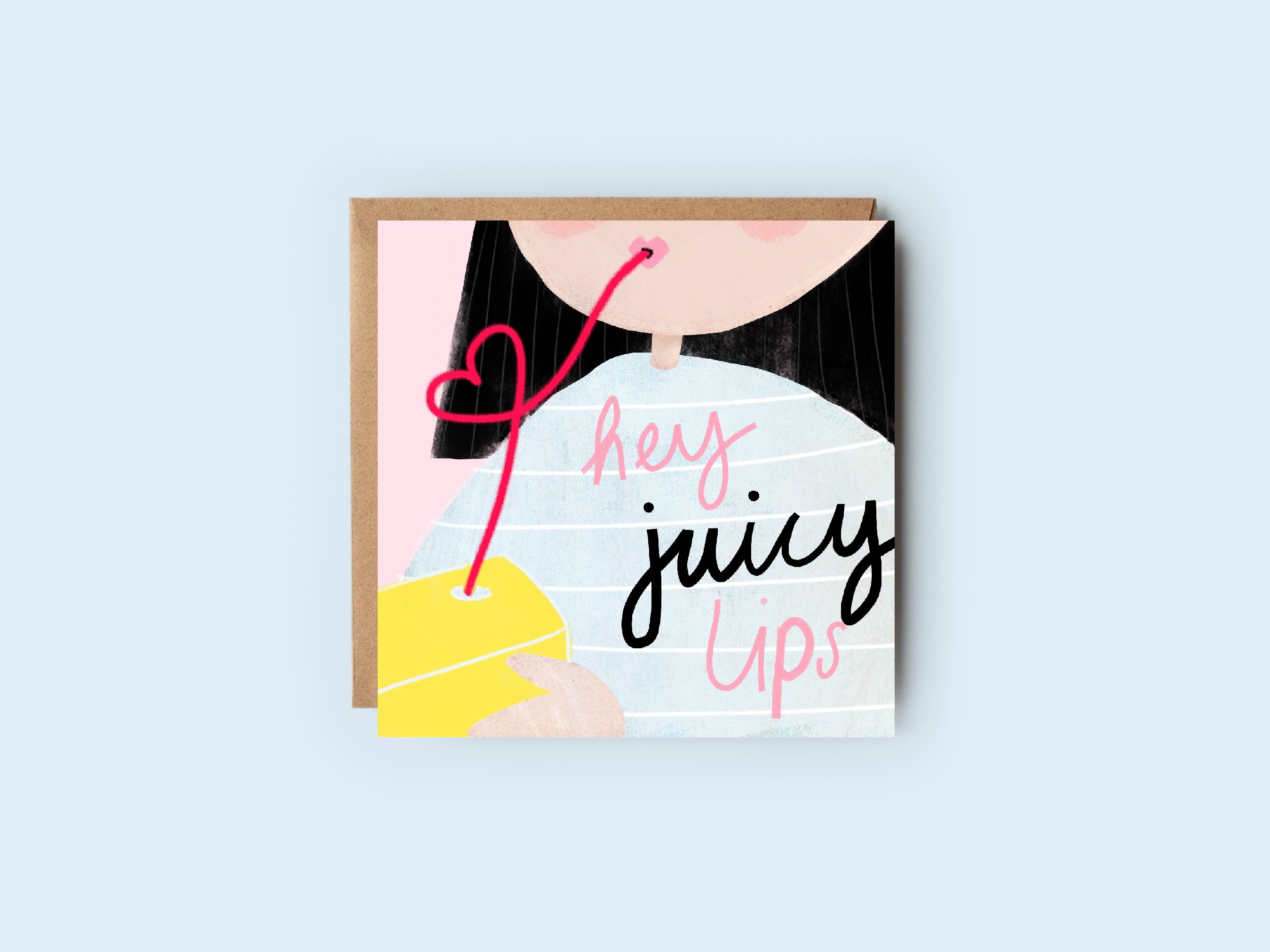 Juicy Lips | Valentine's Card | Anniversary Card