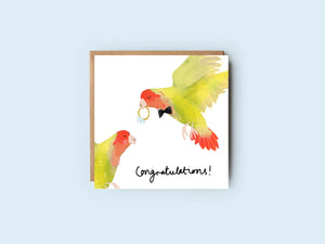 Lovebirds | Engagement Card