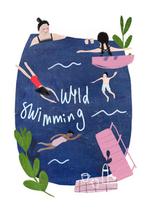 Wild Swimming Print