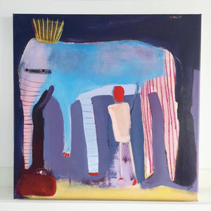 NEW Original Acrylic on Canvas - 'Nelly the Elephant'