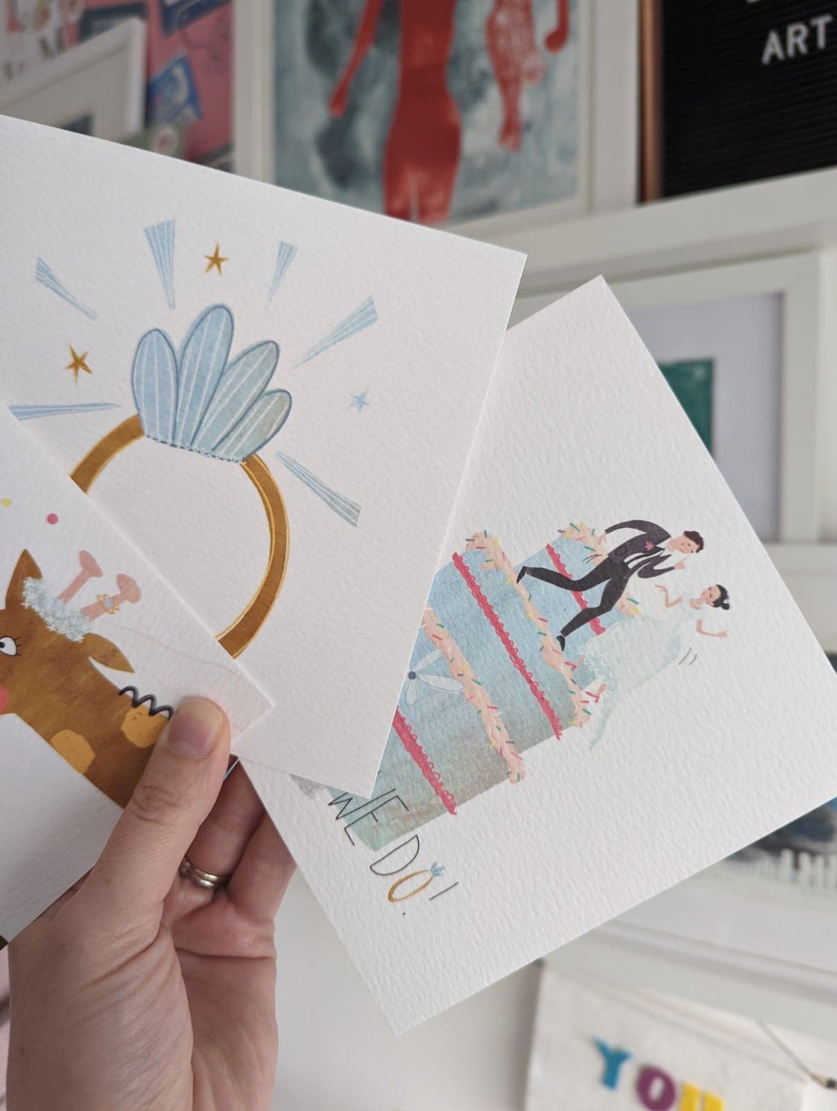 Dancing on the Wedding Cake I Do Card