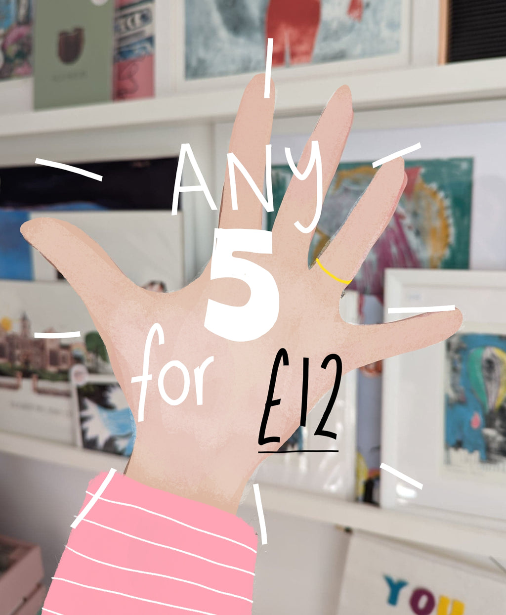Any 5 Cards For £12