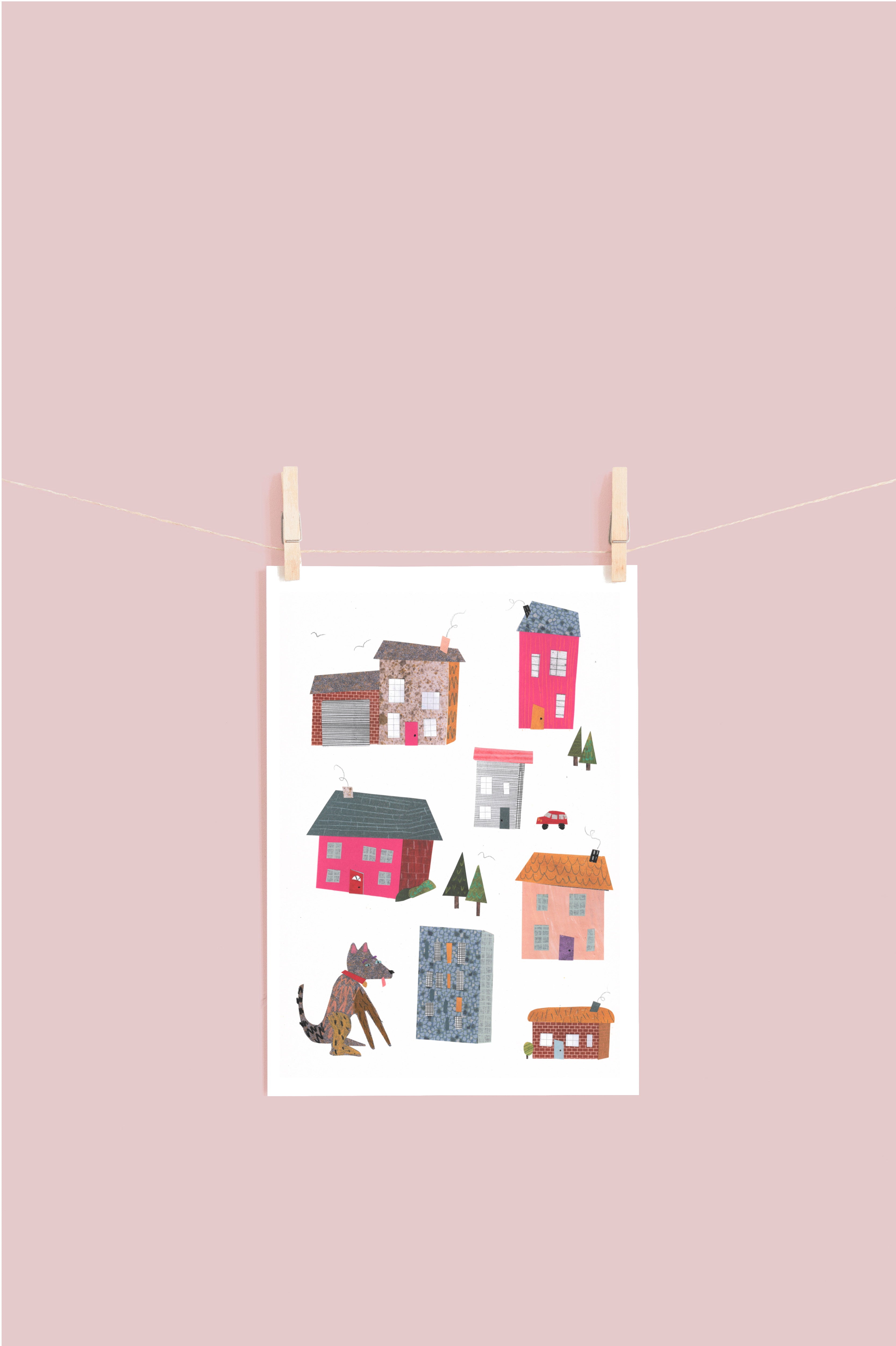 Dog House Print