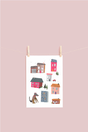 Dog House Print