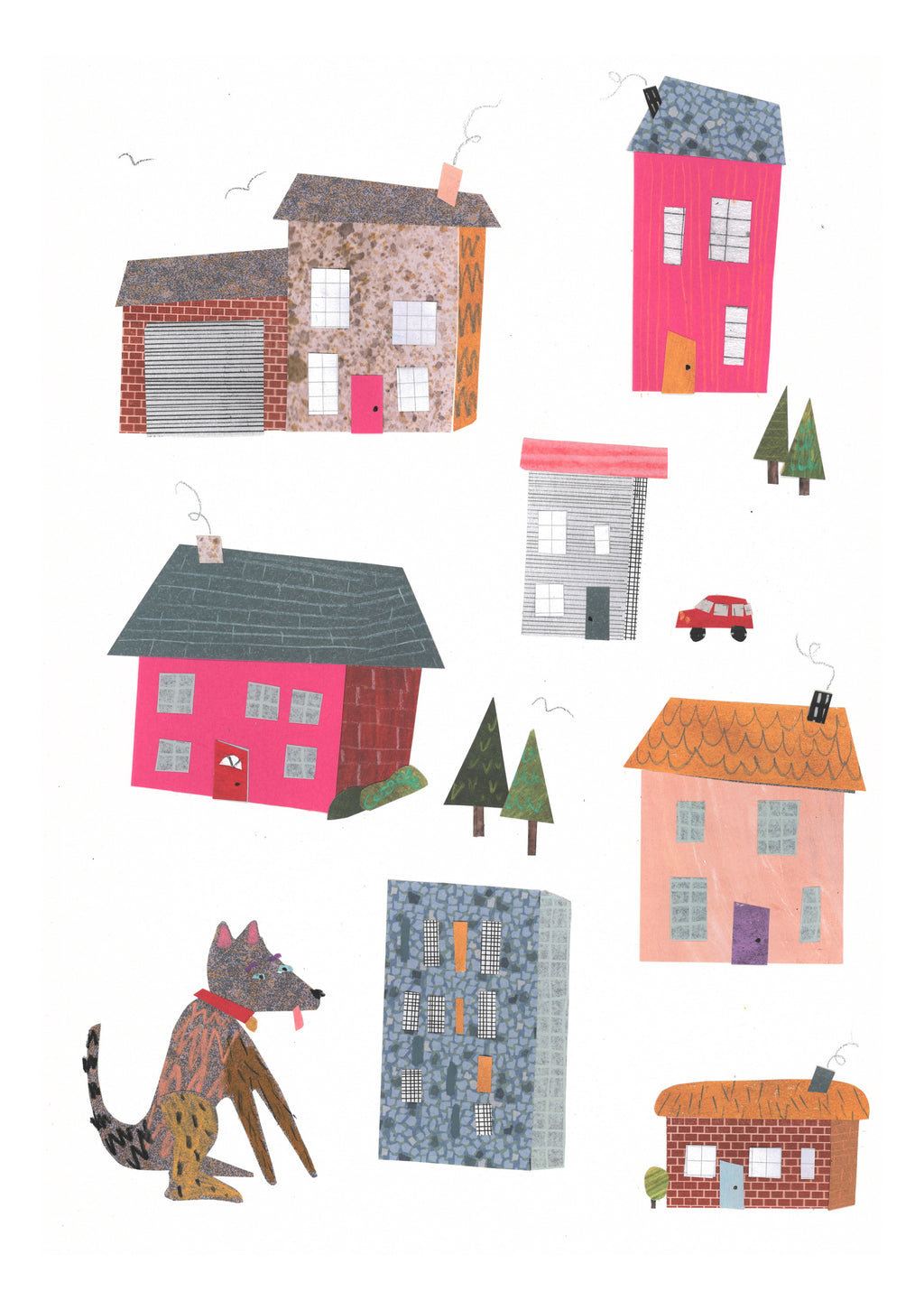 Dog House Print