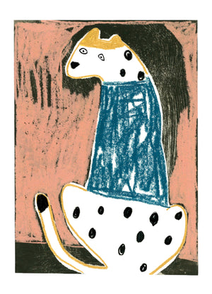 A6 Leopard Postcard