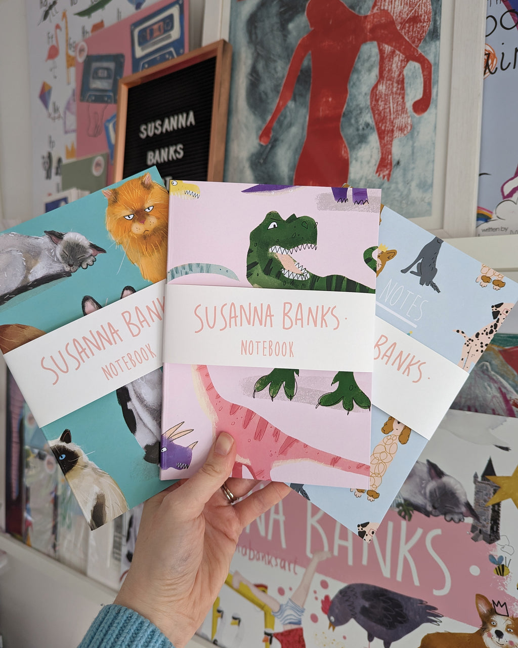 Dinosaur | Susanna Banks Notebook | Blank Notebook | Stationery