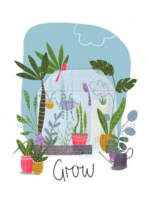 A3 Greenhouse Grow Print