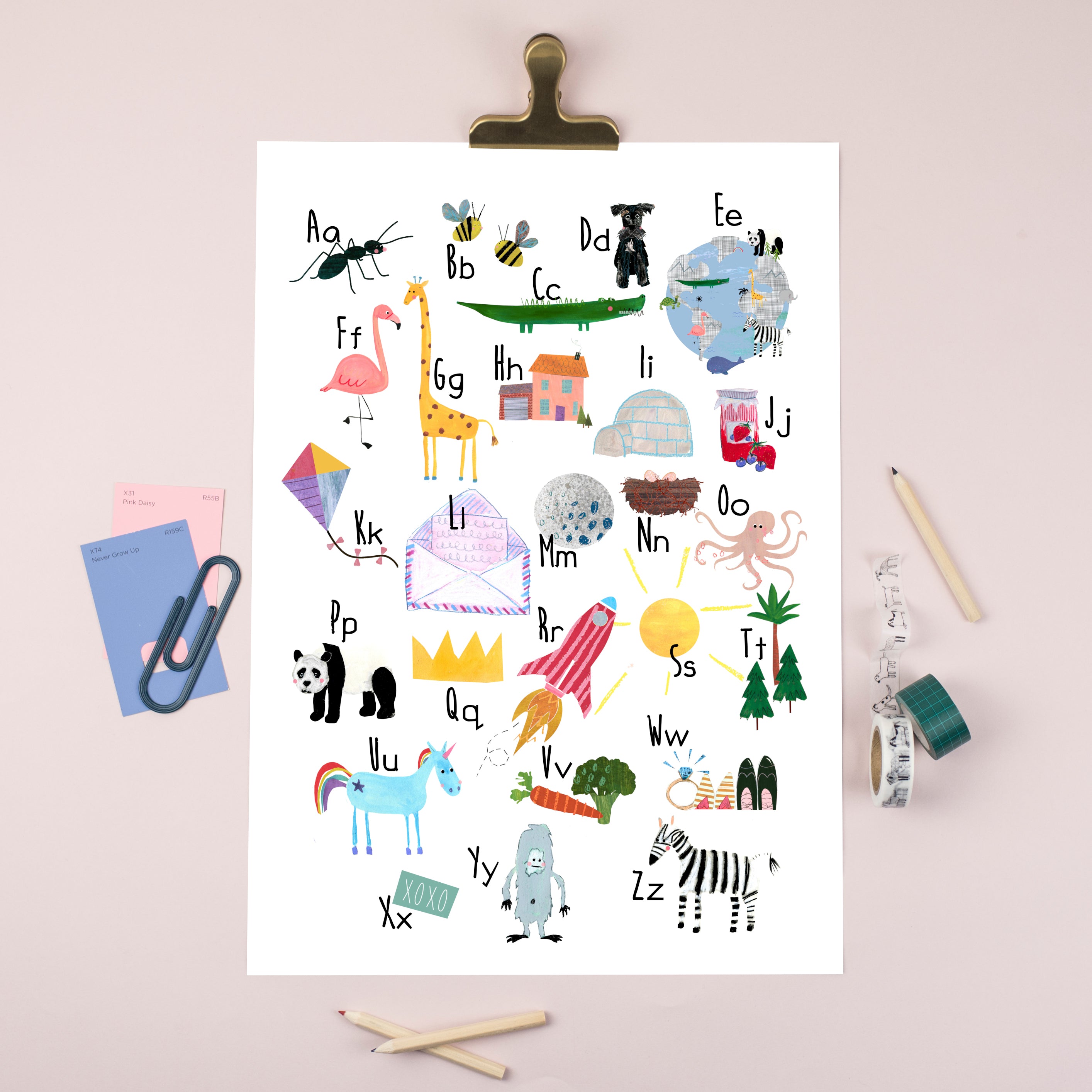 A3 Alphabet Print