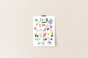 A3 Alphabet Print