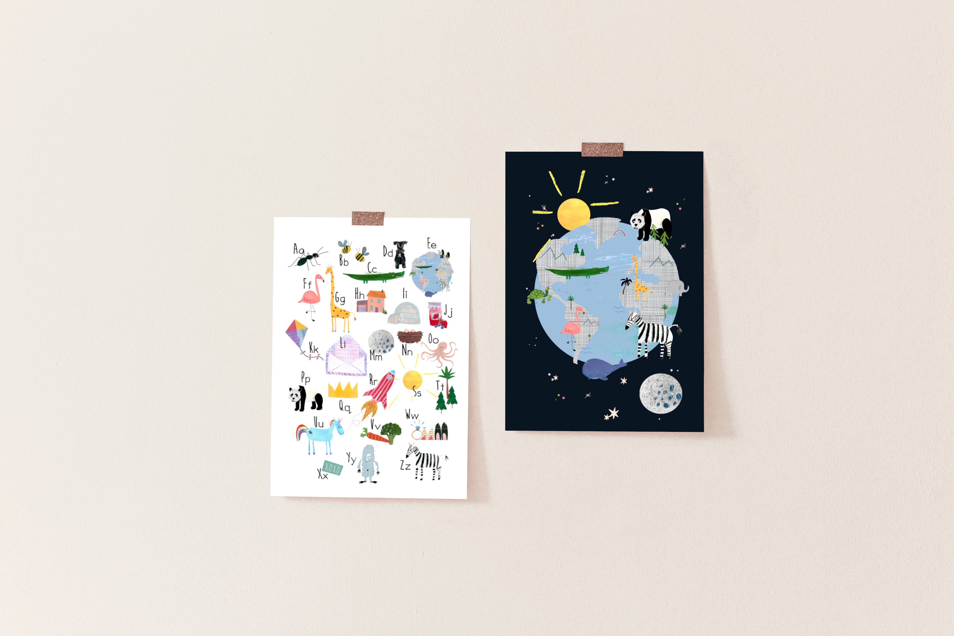 A3 Earth in Space Print