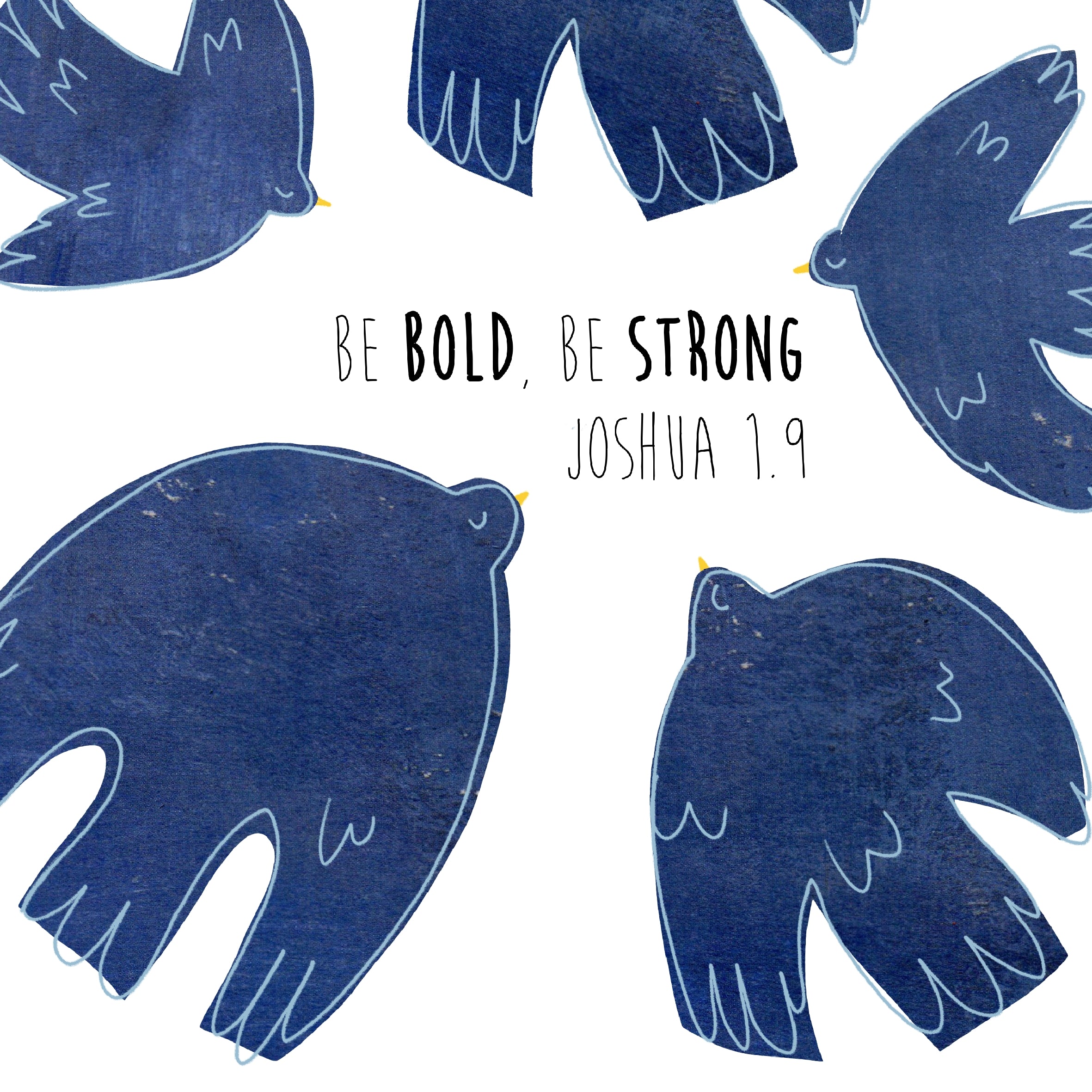 Be Bold Be Strong | Faith Card