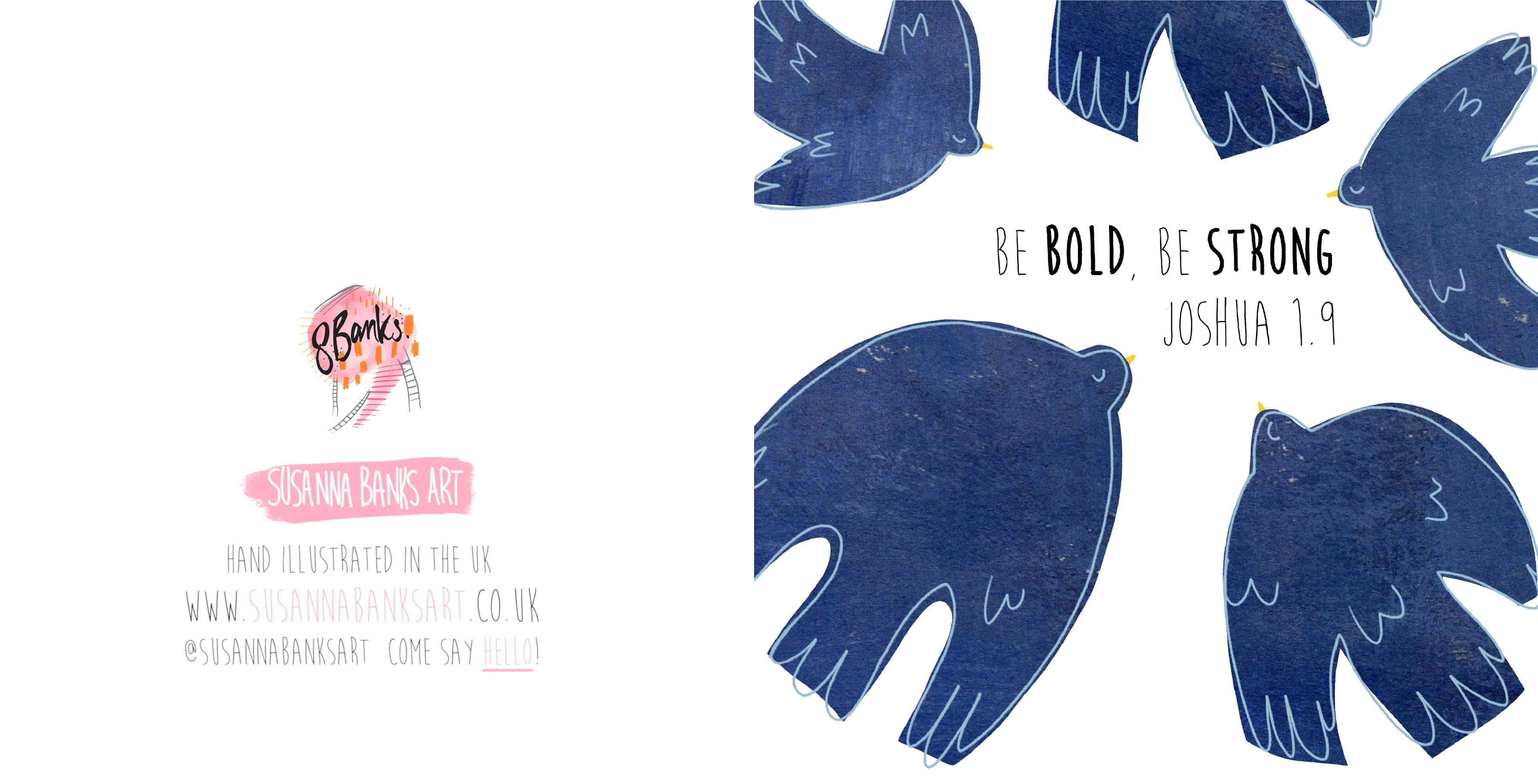 Be Bold Be Strong | Faith Card