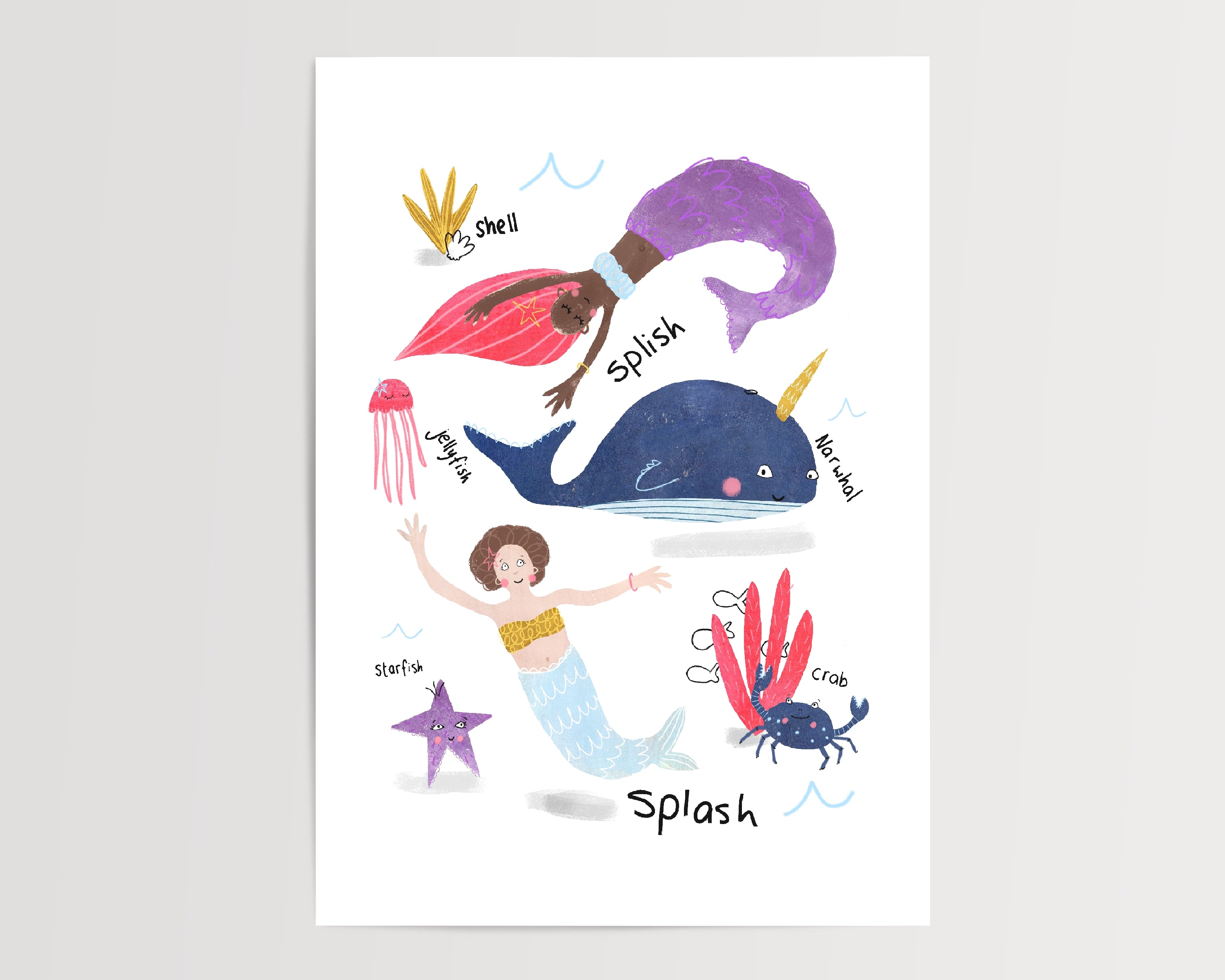 A3 Mermaids Print