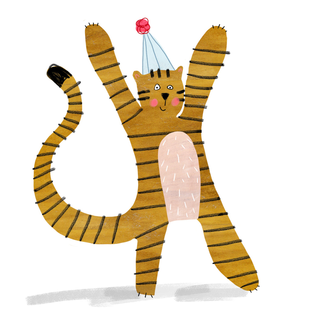 Party Animal Tiger Birthday Card