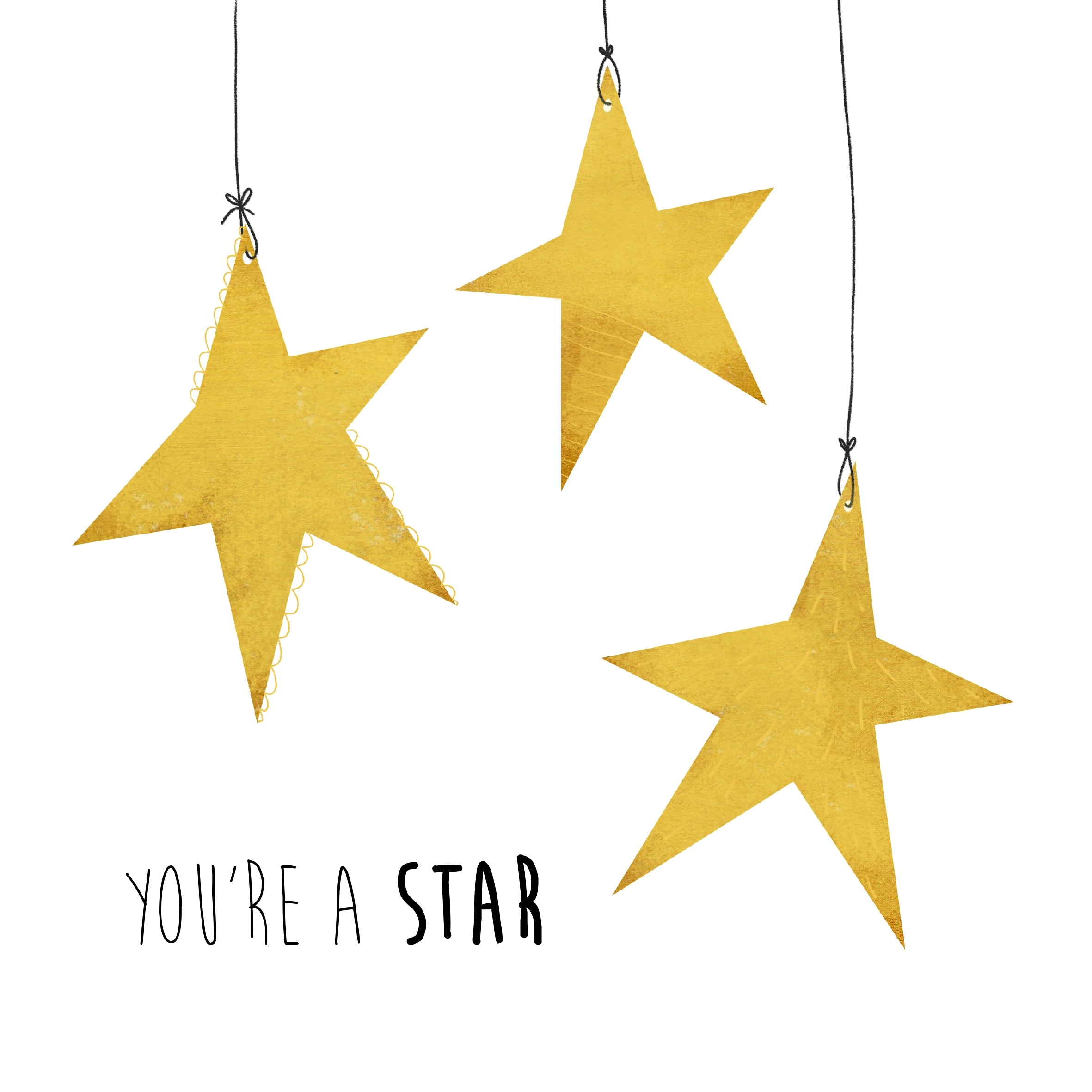 You're a Star | Thank You Card | Well Done Card