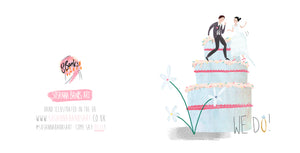 Dancing on the Wedding Cake I Do Card